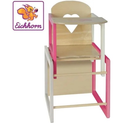 Eichhorn - Куклен стол за кукли с маса (100002595)