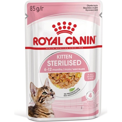 Royal Canin FHN Kitten Sterilised v želé 12 × 85 g