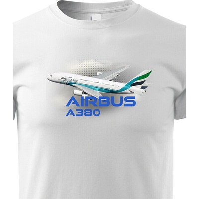 Dětské tričko Airbus A380 BíláCanvas Dětské tričko Bezvatriko.cz 3106