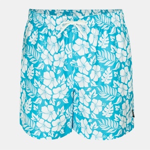 Hot Tuna Бански гащета Hot Tuna Men's Above The Knee 2 Pockets Swim Shorts - Blue Hib