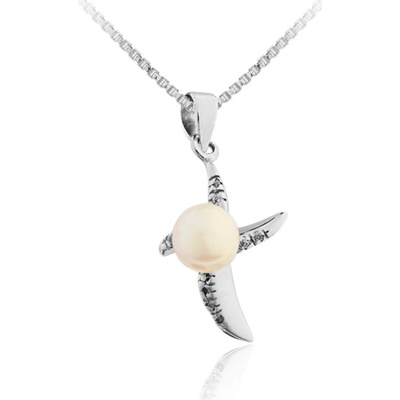 JVD Stříbrný přívěsek s perlou SVLIP119569