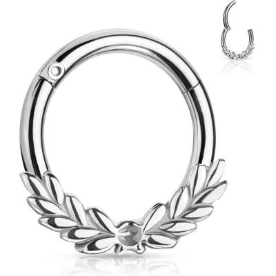 Šperky4U ocelový piercing do nosu tragus helix septum NS0040-ST