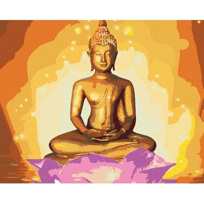 Zuty Malování podle čísel BUDDHA V LOTOSU II