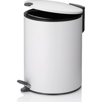 Image 1 of Kela Кош за отпадъци kela mats с педал (5 л) - бял (kela 23701)