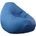 Pufrelax Пуф круша 320л. , Nirvana Grande - Blue, Еко кожа, Пълнеж от полистиролни перли (PUF-G-NGR-ML-BLU)