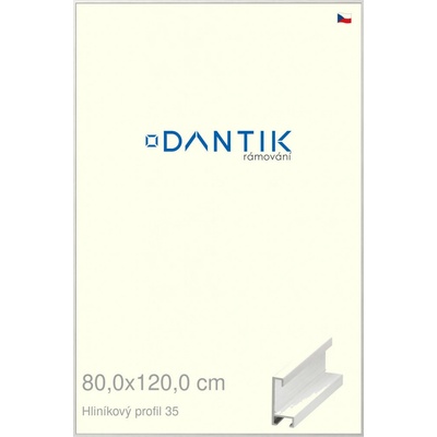 DANTIK rám na obraz 80 x 120 Dýha bílá