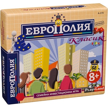Play Land Настолна игра PlayLand - ЕвроПолия Класик II - Детска (A-173)
