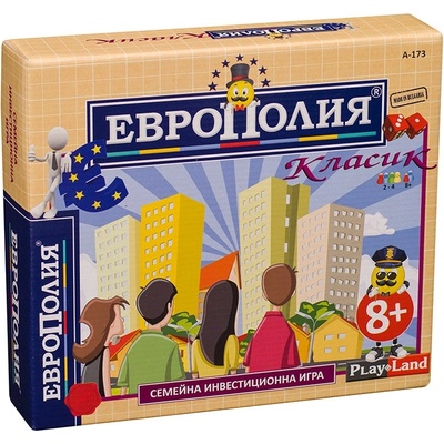 Play Land Настолна игра PlayLand - ЕвроПолия Класик II - Детска (A-173)