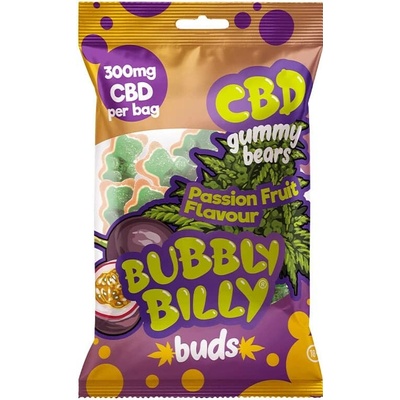 Bubbly Billy Buds Gumoví medvídci s obsahem CBD passion Fruit 100 g