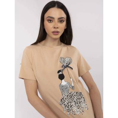 Blouse CLM-BZ-1702.89-camel krémová Calimera