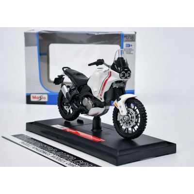 MAISTO Ducati DesertX white/red 1:18