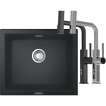  Grohe Композитна мивка + Смарт смесител с дигитален дисплей 31654AP0-VS-0354 (31654AP0-VS-0354)