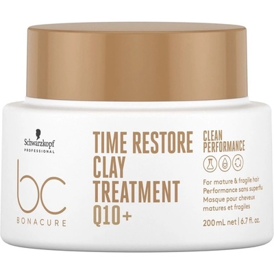 Schwarzkopf BC Time Restore Q10+ Клей маска, 200 ml