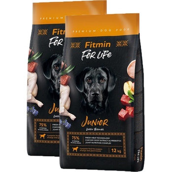 Fitmin Dog for Life Junior Large Breed 2 x 12 kg
