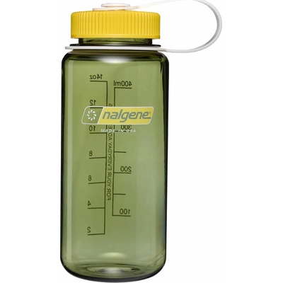 Nalgene 16 oz Wide Mouth Thrill and Motion oil green with freesia 473 ml