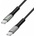 LogiLink USB-C 20 Gb/s, 100W 0.3m braided black