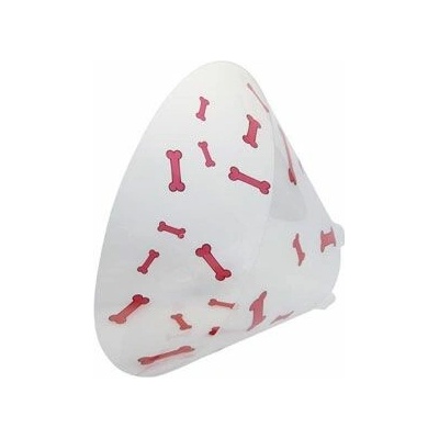 Kruuse Límec ochranný BUSTER plastový Bone červený 25 cm
