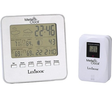 Lexibook MeteoClock Silver
