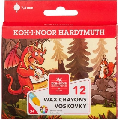 Koh-i-noor Voskové pastelky 12 ks