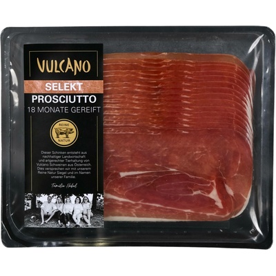 Vulcano Selekt sušená šunka krájená 18 měsíců zrání 250 g