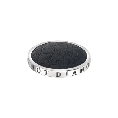 Hot Diamonds Emozioni Faux Crocodile Black Coin EC080