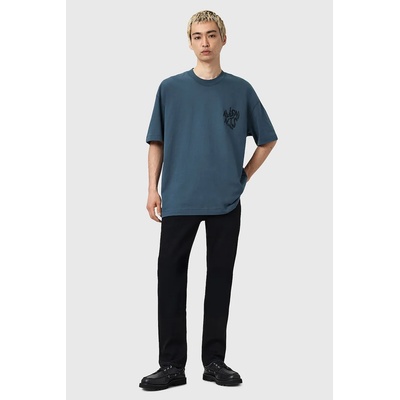 Памучна тениска AllSaints ORLANDO (M066PC)