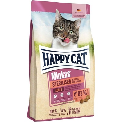 Happy Cat Minkas Sterilised сьомга 1, 5 кг