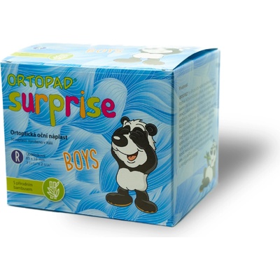 Ortopad Surprise Boys with natural bamboo 50 ks Junior