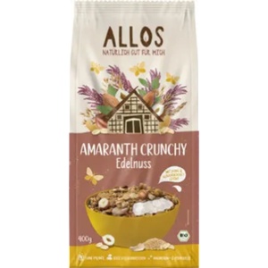Allos Био амарант crunchy с подбрани ядки - 400 г