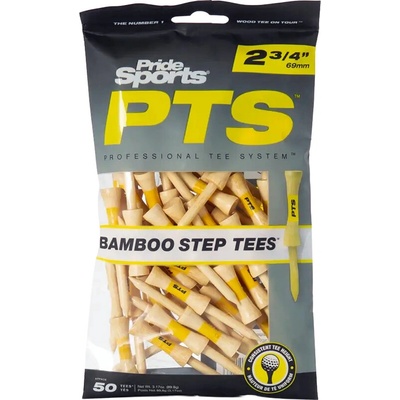 Pride PTS Bamboo Tees 69 mm Tees Pack 50 ks oranžová