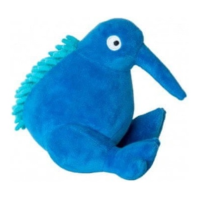 Kiwi Walker Hračka pes Plush pískací 16 cm Modrá