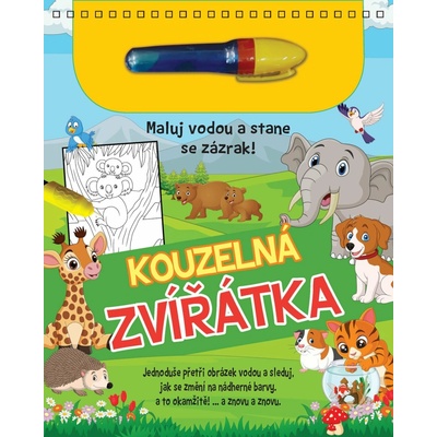 Maľovanky vodné kúzelné Zvieratká