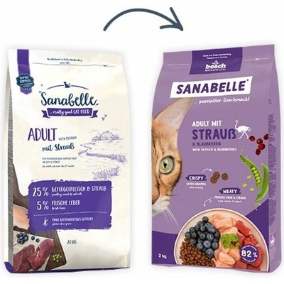 BOSCH Sanabelle Life Adult with ostrich & blueberries 8 kg