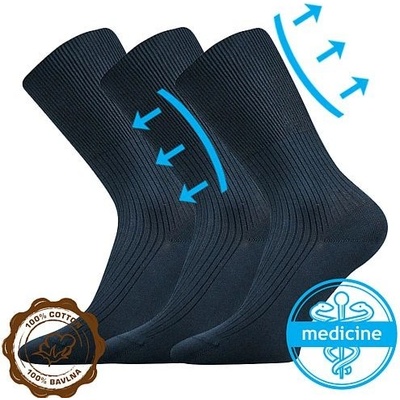 Lonka Zdravan zdravotní ponožky tm modrá