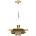 Luminex Пендел PLATO 1xE27/15W/230V бежов/златист (LU3171)