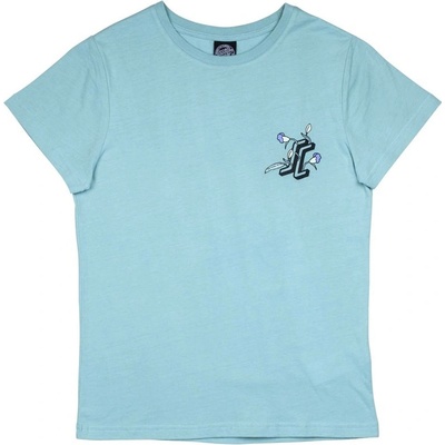 SANTA CRUZ Floral Dot T-shirt Mineral Blue