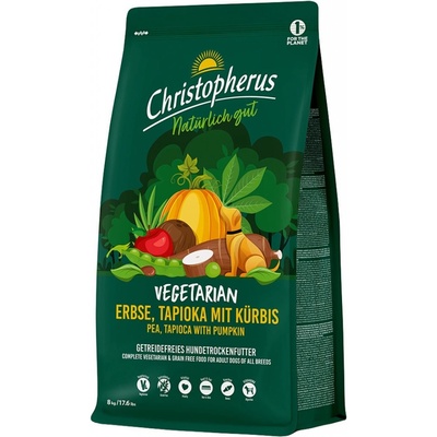 Christopherus Vegetarian hrášek tapioka s dýní 8 kg