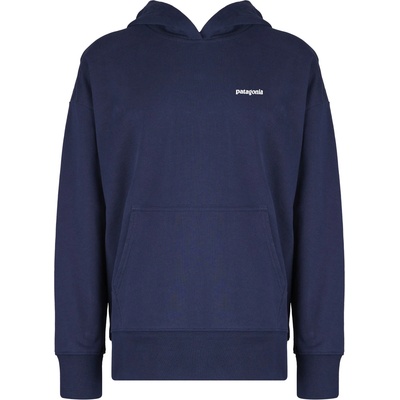 Patagonia Детски суичър Patagonia Kid's Hoody Sweatshirt Hoodie - P-6 Logo: New Navy (704-4320-0212)