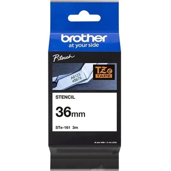 Brother Етикетна лента Brother - STE-161, 36 mm, черна (STE161)