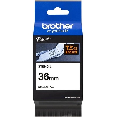 Brother Етикетна лента Brother - STE-161, 36 mm, черна (STE161)