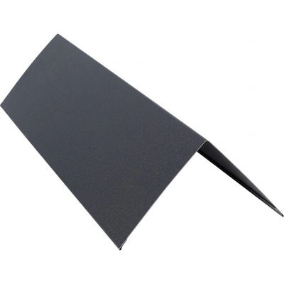 Protec hrebenáč pozink 19 cm 46-60° RAL 7016 Antracitová mat 1 m