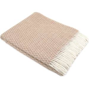 Native Natural Вълнено одеяло 140x200 cm - Native Natural (BLA-HOOP-BEIGE)