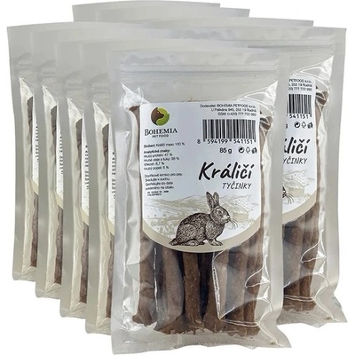 Bohemia Pet Food BOHEMIA králičí tyčinky multipack 10 x 85 g