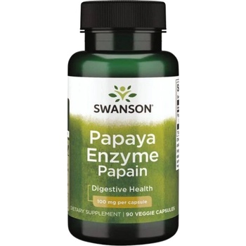 Image 1 of Swanson Papain Papaya Enzyme 100 mg [90 капсули]