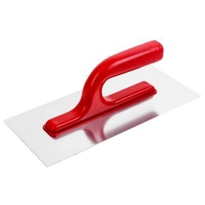 Hladítko Strend Pro Premium, REDhand, plast. rúčka, 270x130 mm, rovné, 0,7 mm, nerez
