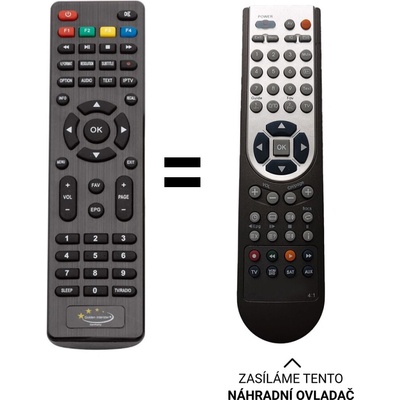 Dálkový ovladač Predátor GOLDEN INTERSTAR ALPHA X, Predátor BETA X, Predátor BETA X WL, GAMMA X, HD FTA S2+ – Hledejceny.cz