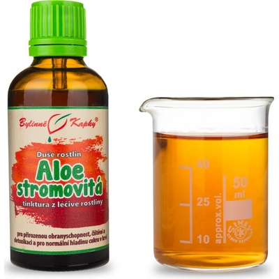 Aloa stromčekovitá bylinné kvapky tinktúra duša rastlín 50 ml
