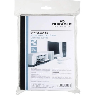 DURABLE Почистваща кърпа durable за екран и пластмаса 50 броя 573402 (573402)