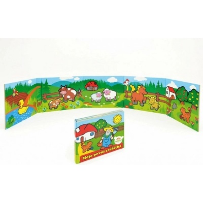 Teddies Knížka Leporelo - Moje první zvířátka