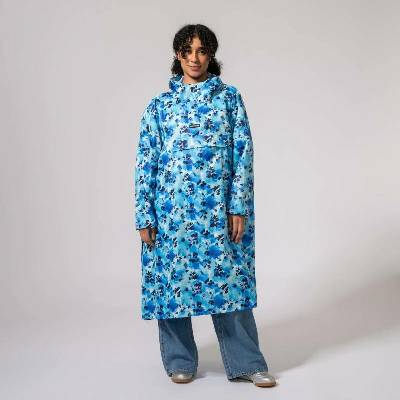 MAC IN A SAC festival poncho blue daze